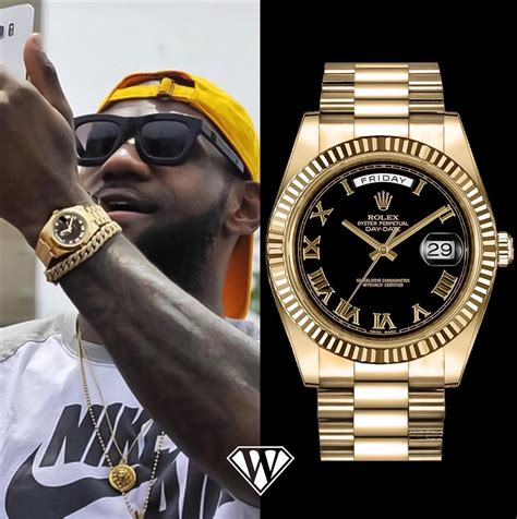 lebron gold rolex|lebron watches for sale.